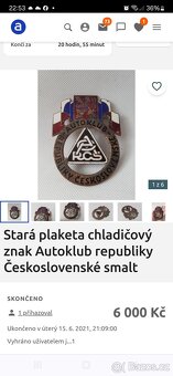 Chladičový znak Autoklubu ČSR - 3