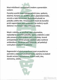 Mast měsíček,propolis,med a panenský včelý vosk - 3