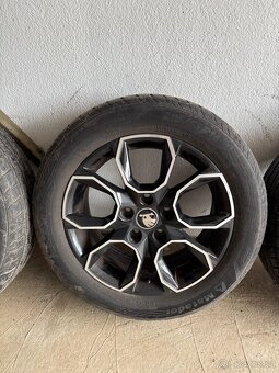 Prodám alu kola Škoda R16 5x112 s pneumatikami 205/55 R16 - 3