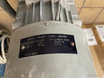 Elektromotor SIEMENS se šnekovou převodovkou 3 ks - 3