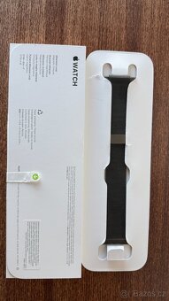 Řemínek Apple břidlicově šedý milánský tah - M/L-46mm - 3