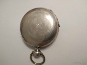 Stříbrné kapesni hodinky JULES JURGENSEN klicovky - 3