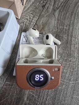 Retro bezdrátová sluchátka do uší s Bluetooth, poloviční do - 3