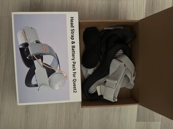 Oculus Quest 2 + battery pack + lepší držák na hlavu - 3