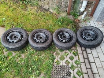 Plechové disky s pneu 6Jx14 ET43 Škoda fabia - 3