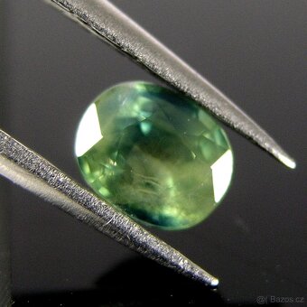 Safír-ovál, kombi - 0,86 ct. - 3