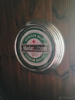 Hodiny svítíci HEINEKEN hospodské - 3