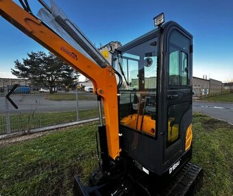 minibagr, bagr s kabinou, kabinový bagr, motor Kubota - 3