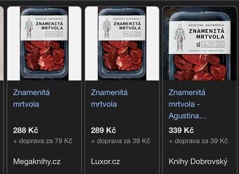 Prodám novou knihu Znamenitá mrtvola. - 3