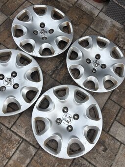 Originální poklice kryty kol / poklice Peugeot 15” - 3