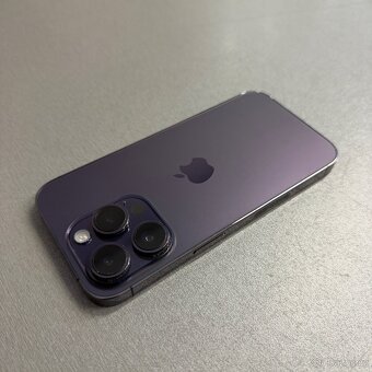 iPhone 14 Pro 256GB deep purple, 100% baterie, rok záruka - 3