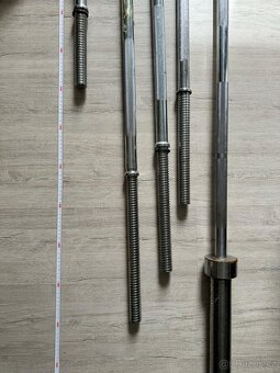 Činky, kotouče, osy na posilování - 3