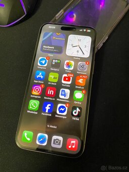Vymenim iphon 15 pro max 256gb top stav - 3