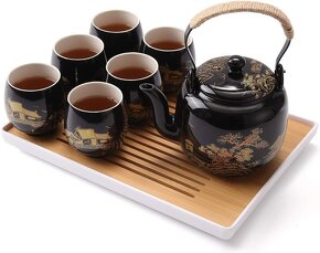 Porcelánový čajový set v japonském stylu - 3