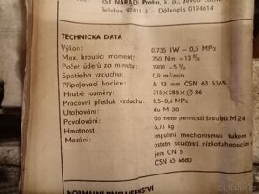 pneumatický rázový šroubovák - 3