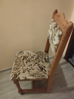 Polstrované a koženkové židle - 3