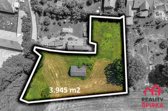 Prodej stavebního pozemku, CP 3945 m2, obec Trpík, okres Úst - 3