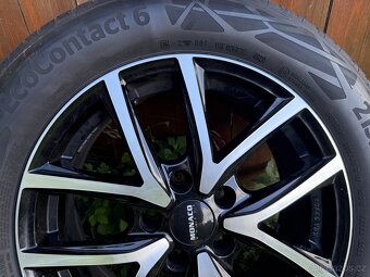 Zánovní alu Monaco 17" 5x114,3 ET40 + pneu - 3