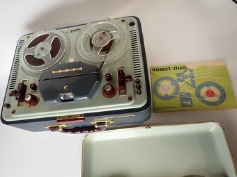 Kotoučový kufříkový magnetofon Tesla Sonet Duo ANP 210 - 3