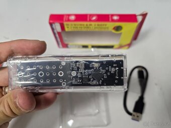 USB průhledný adaptér pro M.2 NVME/NGFF SSD nový - 3