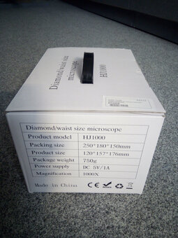 Digitální mikroskop pro čtení laserového čísla na diamantech - 3