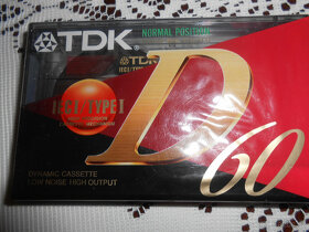 Audio kazety Sony EF 90 a TDK D 60 - 3