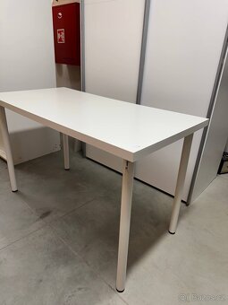 Bílý stůl 120×60 cm – stabilní, moderní - 3