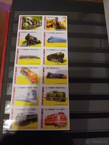predám známky,aršíky - vlaky - Japonsko - 3