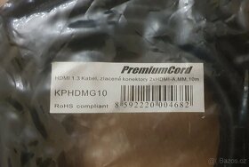 ⚡️ PremiumCord kabel HDMI M/M | zlacené konektory | 10m ⚡️ - 3