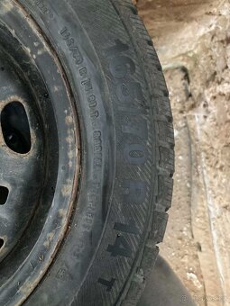 Kola Škoda FAbia I, 165/70 R14 + zimní pneu - 3