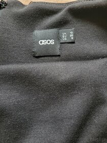 Černé šaty Asos,vel.36/38 - 3