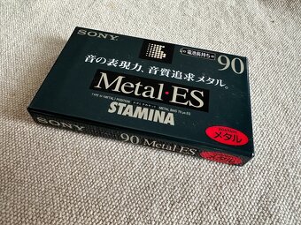 Sony Metal ES 90 - MC audio kazeta originál zabalená - 3