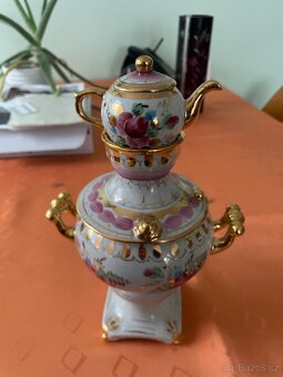 Ruský porcelánový samovar - 3
