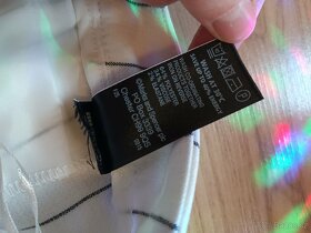 Nové dámské bílé kalhoty s proužky Marks & Spencer - 3