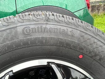 Fiat Ducato alu kola zimní pneu Continental 225/75 r16 - 3