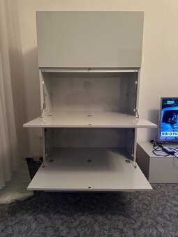 Luxusní komoda HANÁK vysoký lesk, zrcadlo - 3
