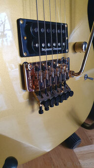 Zánovní kytara ESP LTD M-1 '87 Metallic Gold - 3