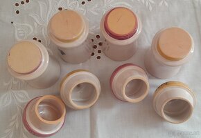 Keramické kořenky ručně malované, 4 ks - 3