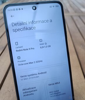 Mobilní telefon Xiaomi Redmi Note 9 Pro, 6GB RAM, 64GB - 3