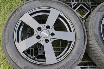 4ks alu cerna Dezent na vozy Peugeot Citroen Ford Volvo R16 - 3