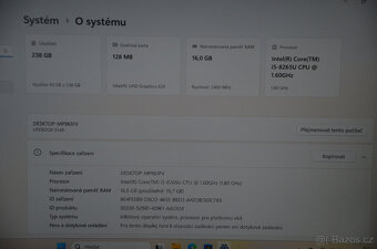 Fujitsu Lifebook E549 i5/16GB/SSD 256GB/záruka - 3