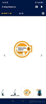 Podlahový vysavač ETA Avanto 3519 90010 modrý - 3