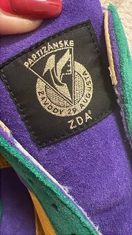 Dámské kožené botasky originál RETRO - 3