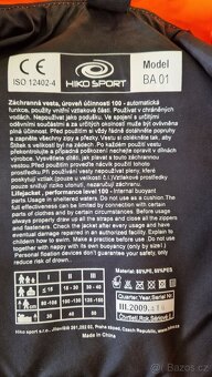 Vodácká vesta Hiko sport baby I - 3