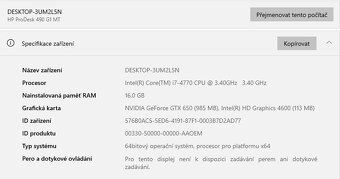HP ProDesk 490 G1 MT,i7-4770,WIN 10,RAM 16GB,HDD 1TB,monitor - 3