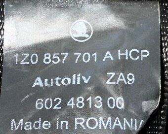 Levý přední pás 1Z0857701A Škoda Octavia 2 RS r.v. 2006 - 3