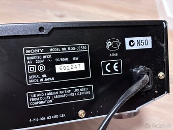 Minidisk Sony MDS JE530 - 3