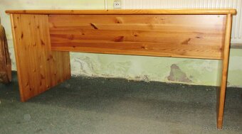 Psací - pracovní stůl z borovice - celomasiv - Výborný stav - 3