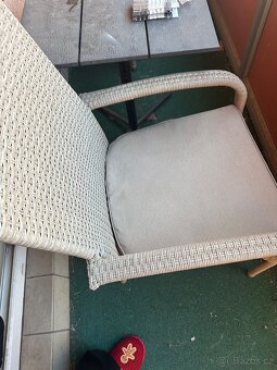 2x zahradní židle ratan JYSK - 3