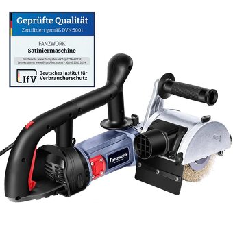FANZWORK V2 1500 W Satinační válcová kartáčová bruska - 3